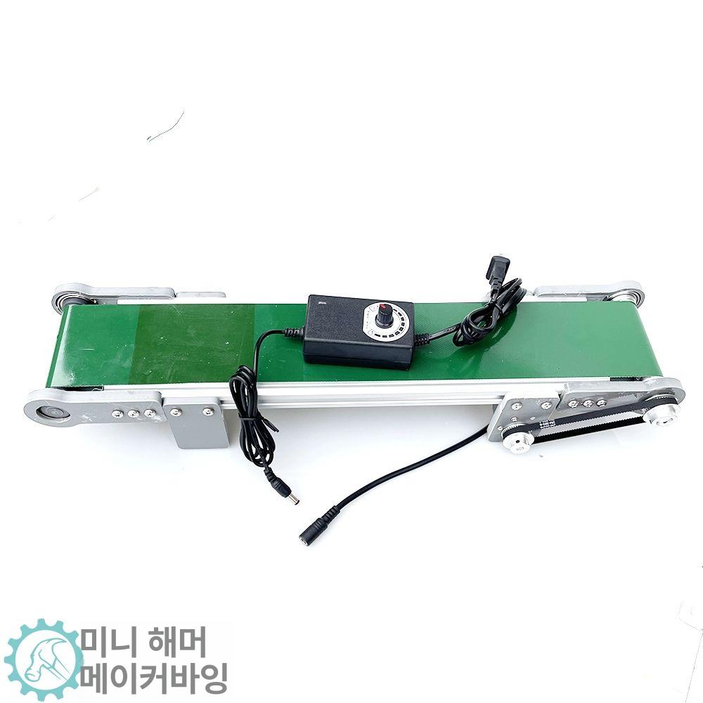 미니 컨베이어벨트 속도조절 데스크탑 장치 실험용 길이 소출력 정역전 모터 기계 - 상세 이미지 3