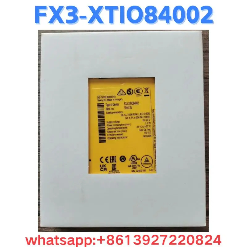 안전 릴레이 FX3-XTIO84002 1044125 원본