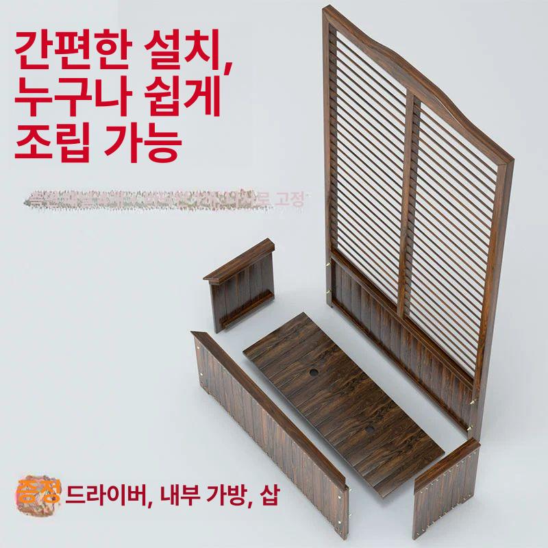 목재 정원 화분 세트 야외 테라스 베란다 조경 큰 사이즈 텃밭 상자 가드닝 DIY 데크 - 상세 이미지 5
