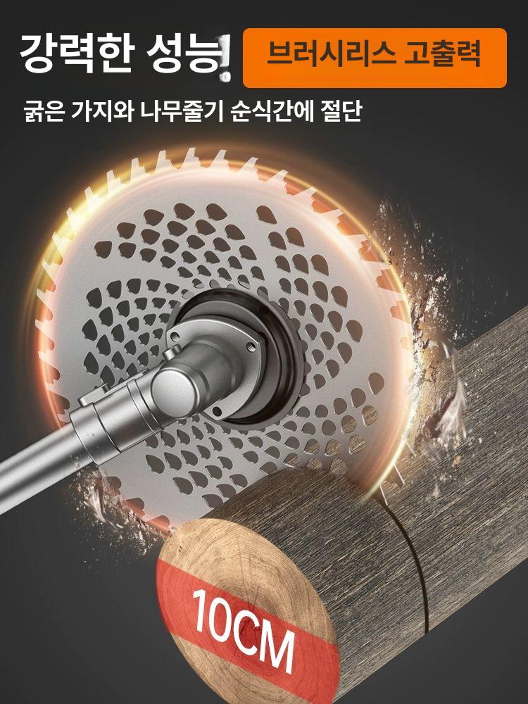 로터리 예초기날 부착형 헤드 로타리 칼날 예초기관리기 텃밭 도랑파기 고랑파기 - 상세 이미지 4