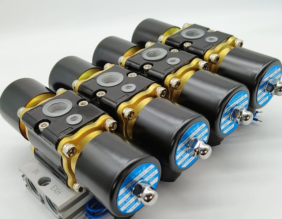 공압 에어 서스펜션 시스템 솔레노이드 매니폴드 유닛 160-2F DC12V 200PSI