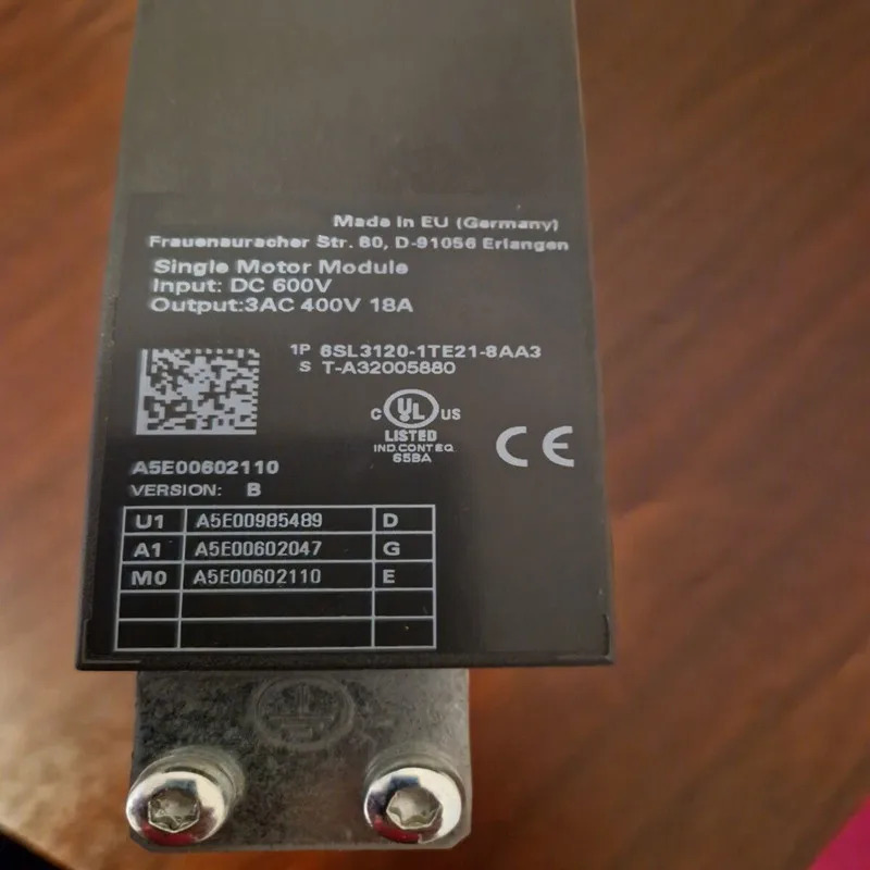 서보 드라이브 6SL3120-1TE21-8AA3상태