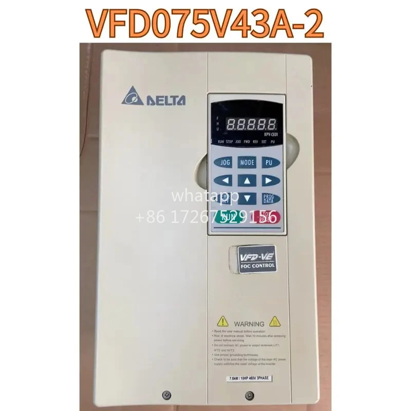 리퍼 VFD075V43A-2 주파수 변환기기능 리퍼는 OK