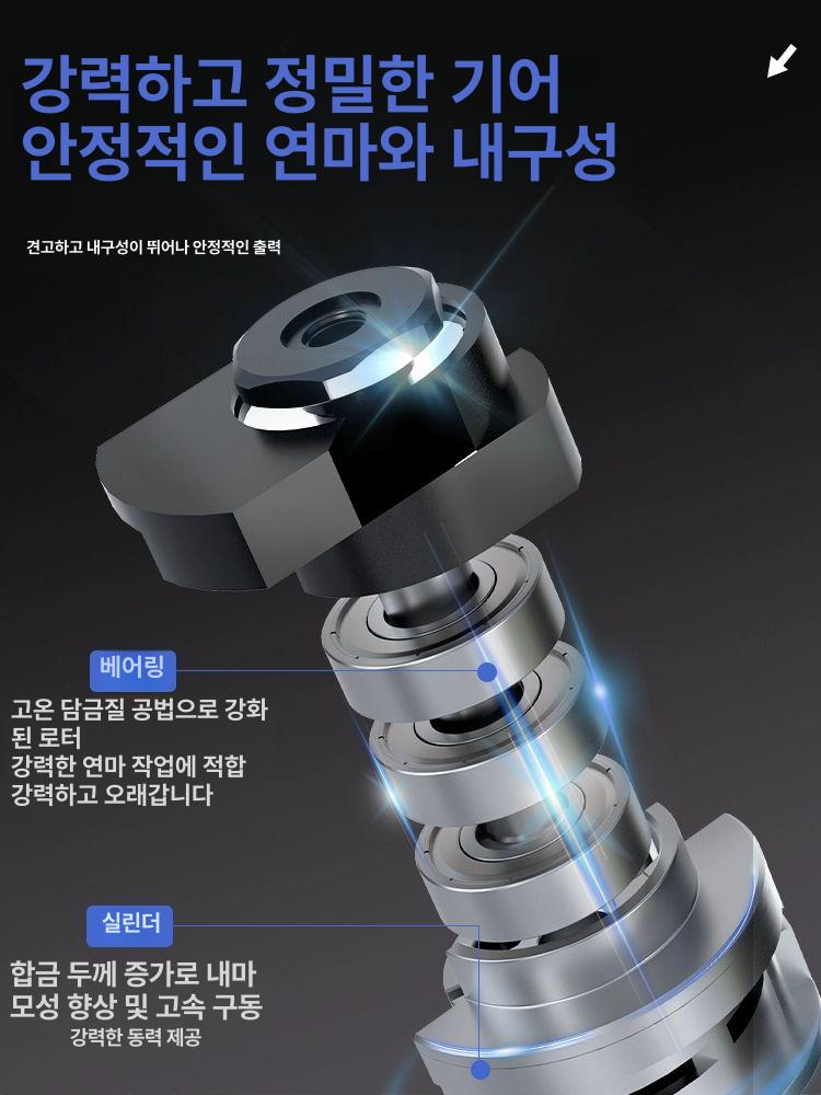 공압 에어샌더기 연삭기 광택기 폴리싱 도색 사포기 에어샌딩기 연마기 목공 블라스트 - 상세 이미지 3