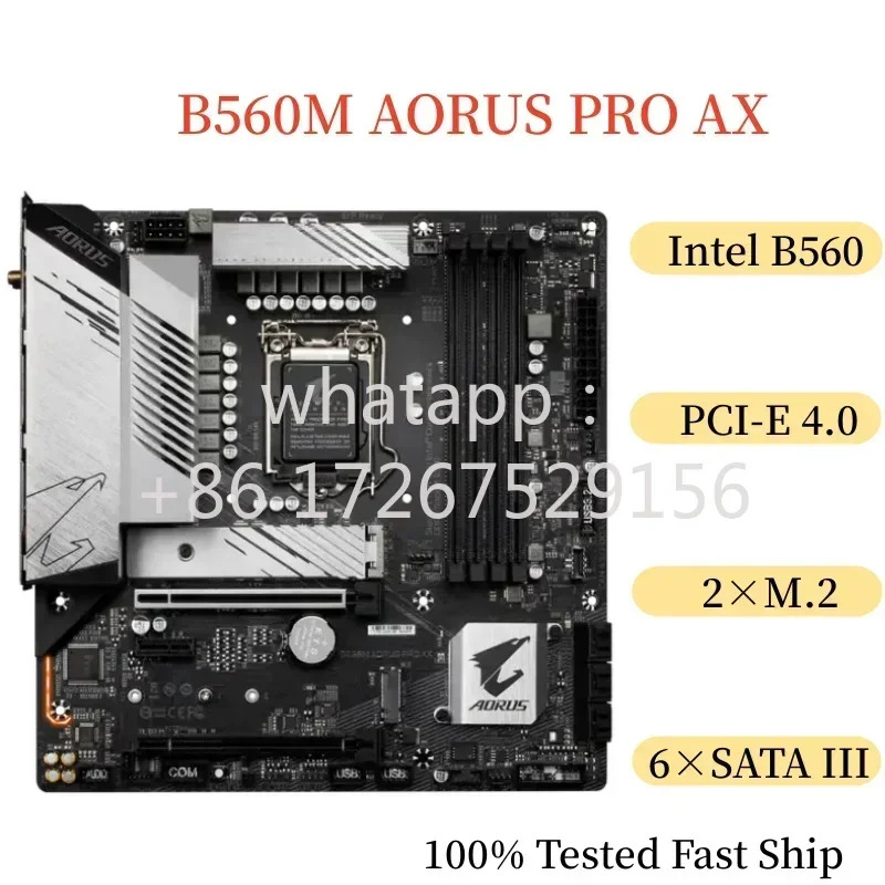 Gigabyte호환B560M AORUS PRO AX 마더보드 128GB LGA 1200 DDR4 마이크로 메인보드 리퍼된