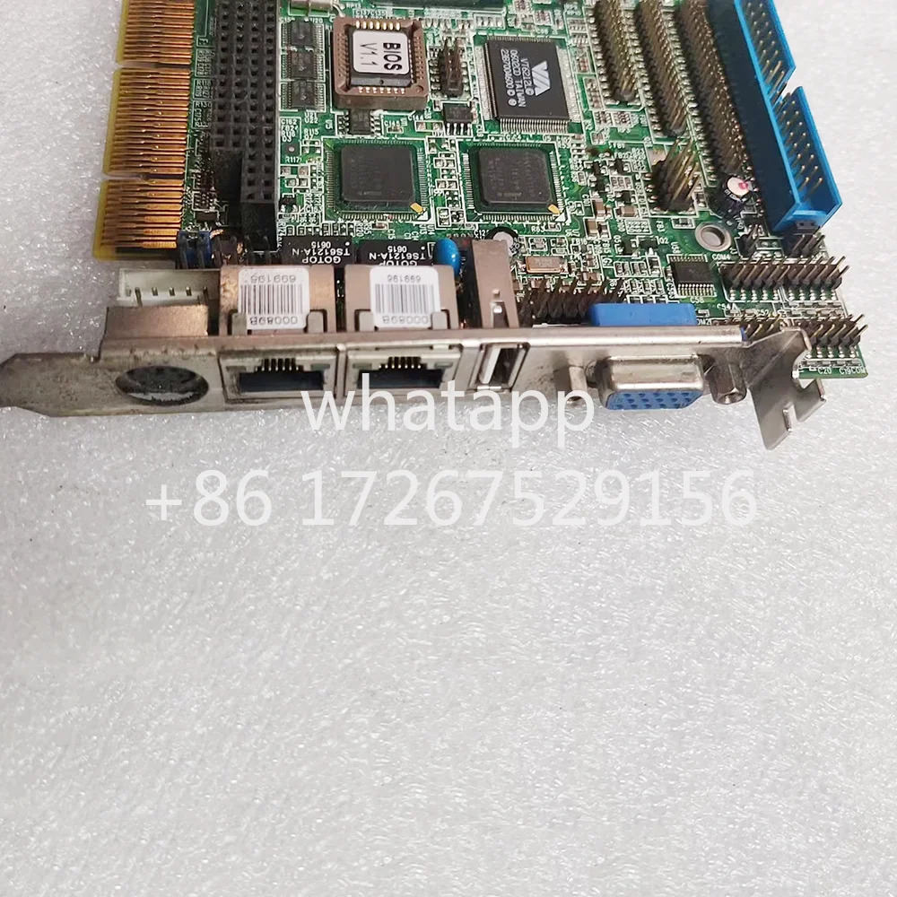 IEI JUKI-C400N-NOCB-BULK V1.0 ISA 절반 길이 CPU 카드 듀얼 네트/워크 포트 산업마더보드