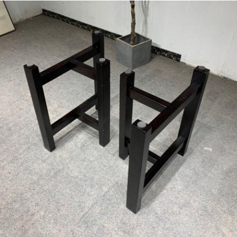 원목 책상 화분 받침대 모니터 높이조절 거실 테이블 데스크 오피스 선반 수납 인테리어 우드 스탠드 - 상세 이미지 5