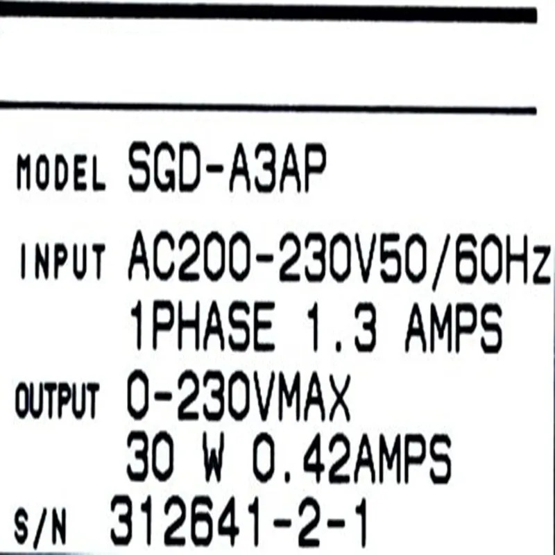상태서보 드라이브 SGD-A3AP