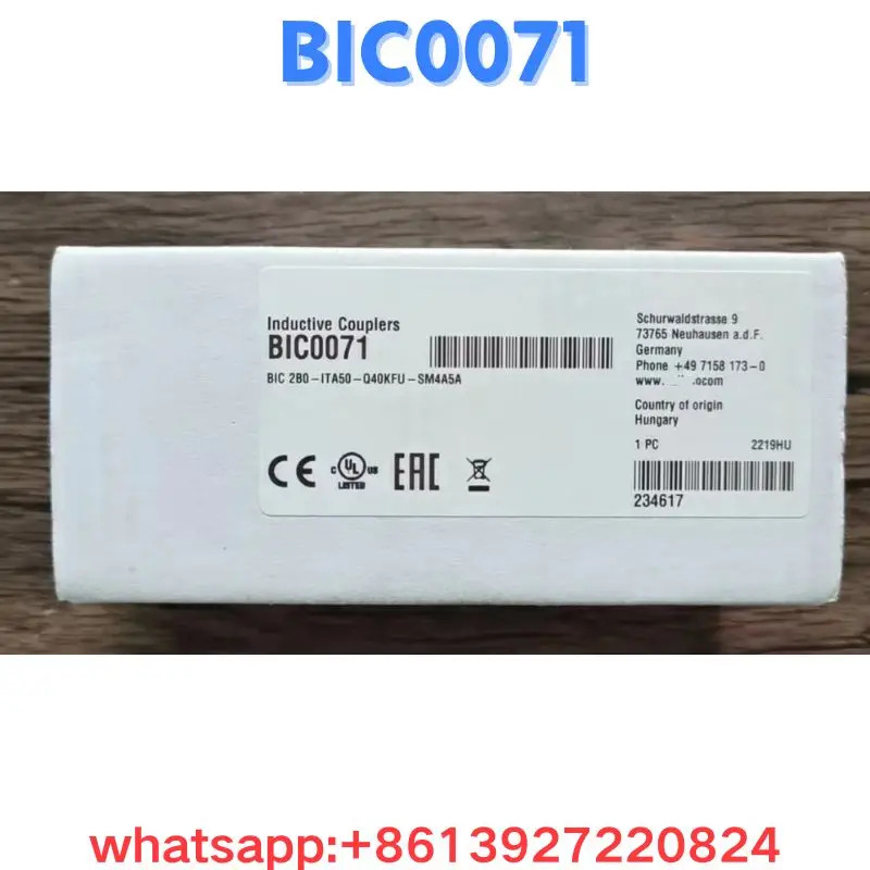 커플러 BIC0071 BIC 2B0-ITA50-Q40KFU-SM4A5A 원본