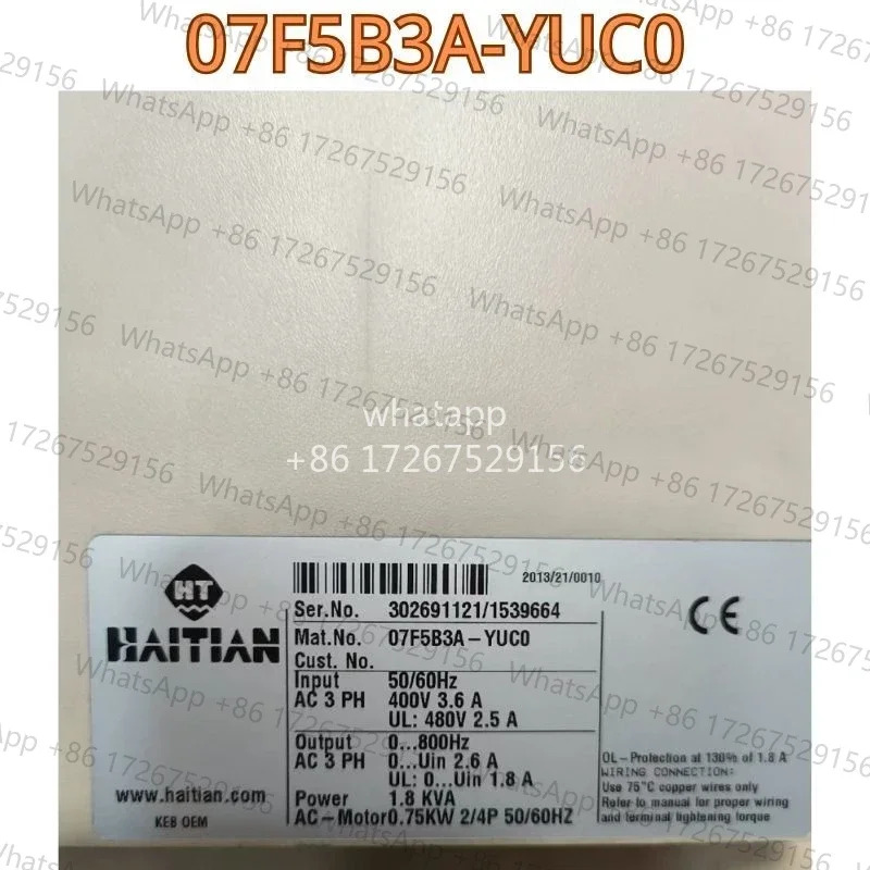 초침 주파수 변환기 07F5B3A-YUC0 기능 리퍼 OK