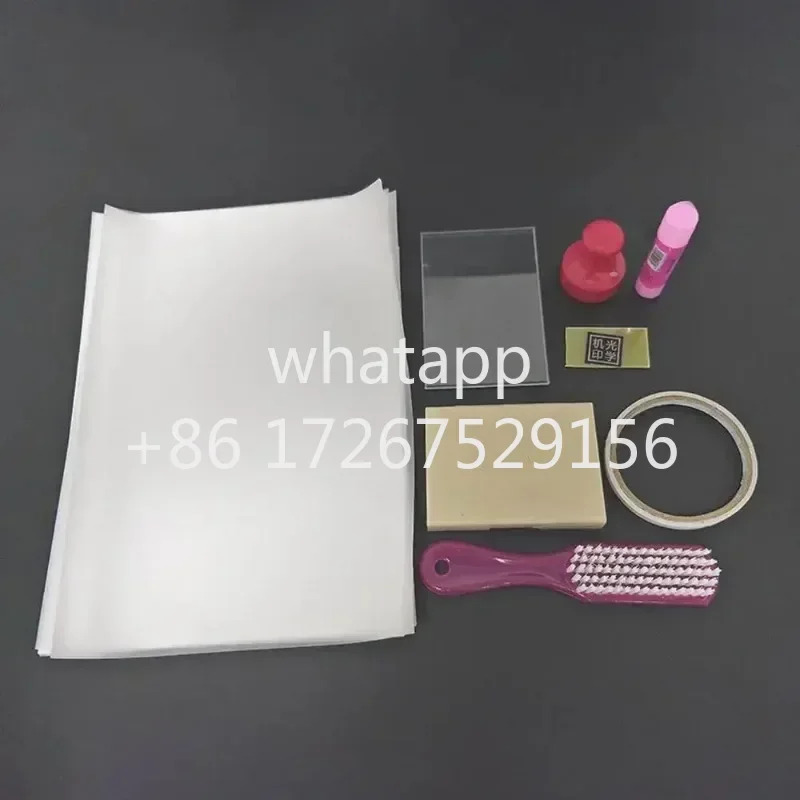 고무 스탬프 만들기 기계 DIY 포토폴리머 플레이트 노출 장치 메이커 공예 키트