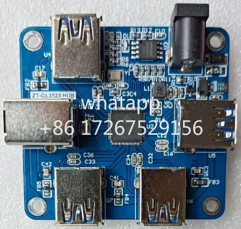 Concentrador de ordenador porttil GL3523 USB 30 un arrastre 4개분배기