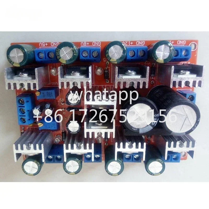 다채널 DC 선형 조정 전원공급장치 가변 모듈 포지티브 네거티브 15V 12V 9V 5V