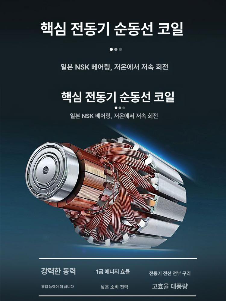 무소음 환풍기모터 주방 배기팬 자바라 욕실 후드팬 흡입기 공업용환풍기 연기배출기 - 상세 이미지 4