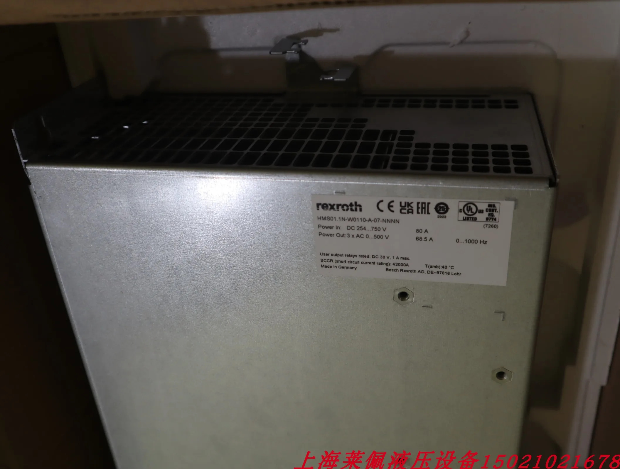 Rexroth HMS01.1N-W0110-A-07-NNNN 서버 드라이버 R911310462