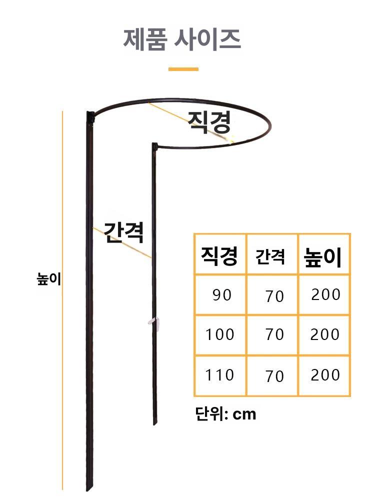 방수 욕실 샤워부스 칸막이 파티션 투명 가림막 고정식 압축봉 욕실칸막이 습식 건식 샤워커튼 - 상세 이미지 4