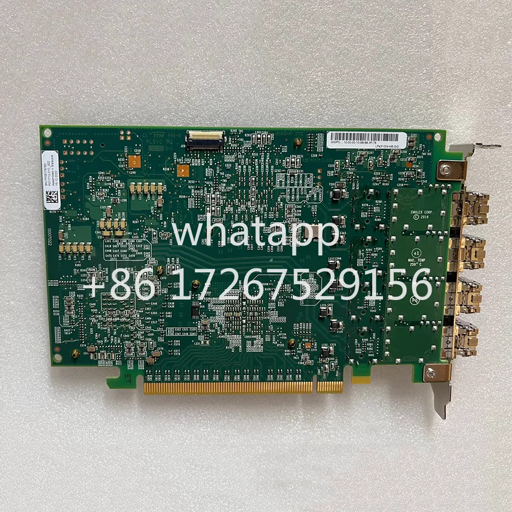 Emulex LPE31004-M6-SIO 4포트 16G 파이버 채널 카드 SNA HBA 카드용