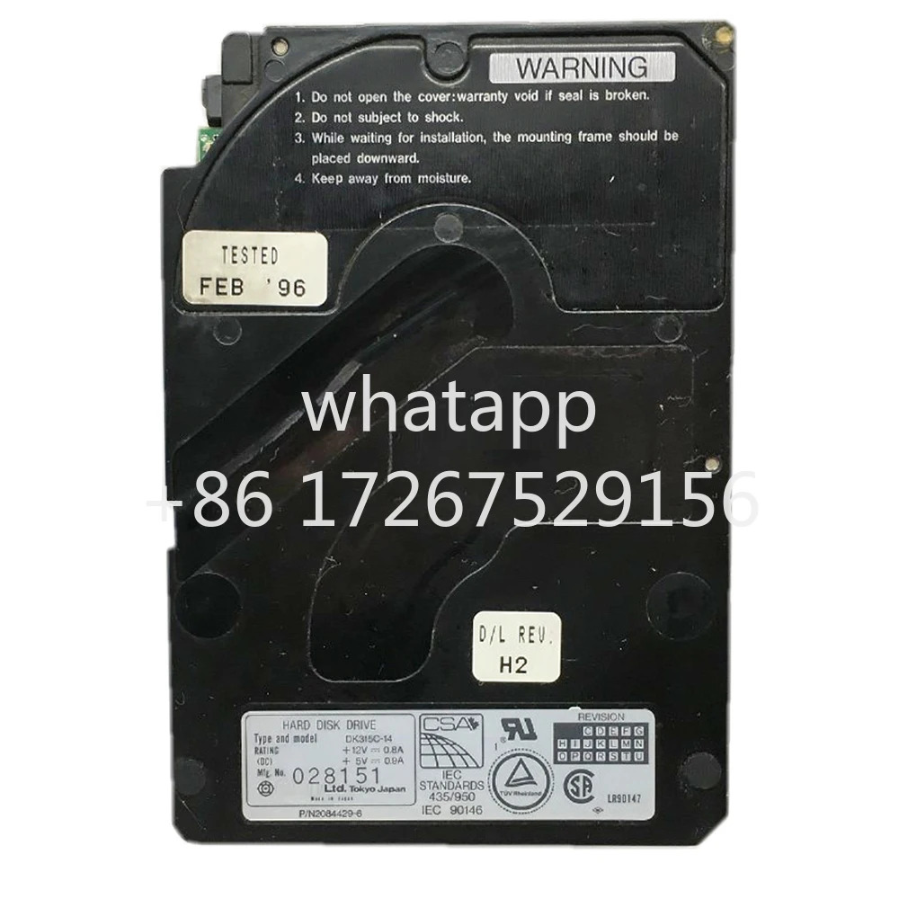 HItachi 1G 50Pin SCSI 하드 드라이브산업기기 DK315C-14 하게 작동