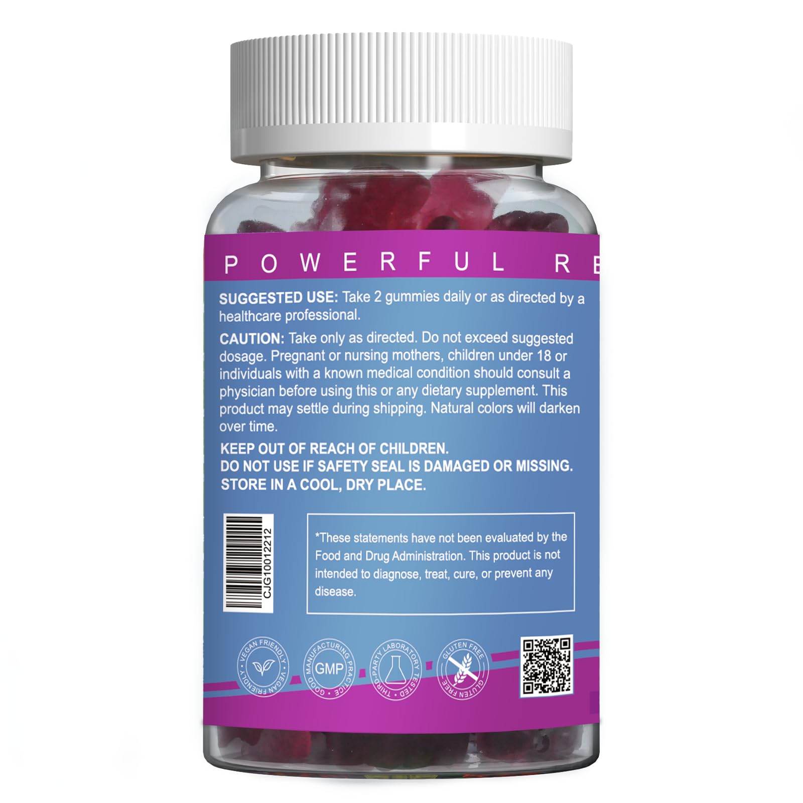 미국산 마그네슘 글리시네이트 600mg 젤리 구미 이미지 6