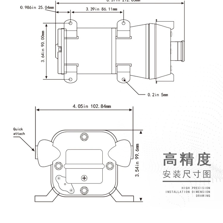저소음 DC 전기 소형 펌핑 펌프 증가 압력 워터 12V 24V FL-30 31