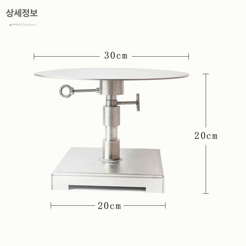 수동 턴테이블 손질 분재 회전판 받침대 작업대 분갈이 식물 회전테이블 꽃꽂이판 - 상세 이미지 4