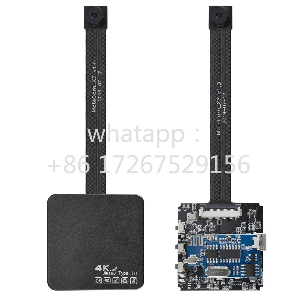 금속 커버 케이스 1P 4K WiFi P2P 미니 카메라 비디오 모션 탐지기 DIY 70 110 140 학위 모듈