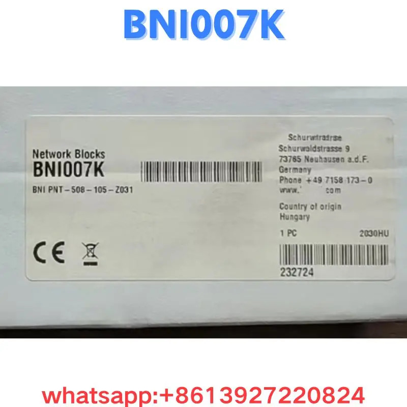 모듈 BNI007K BNI PNT-508-105-Z031 원본