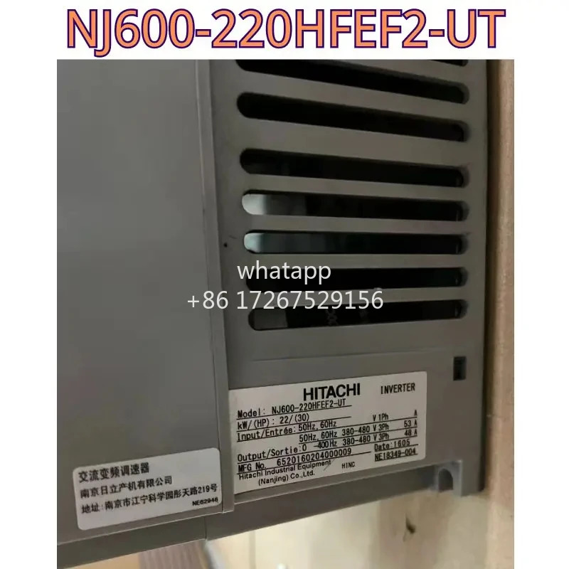 초침 주파수 변환기 NJ600-220HFEF2-UT 22KW 380V 기능 리퍼 OK
