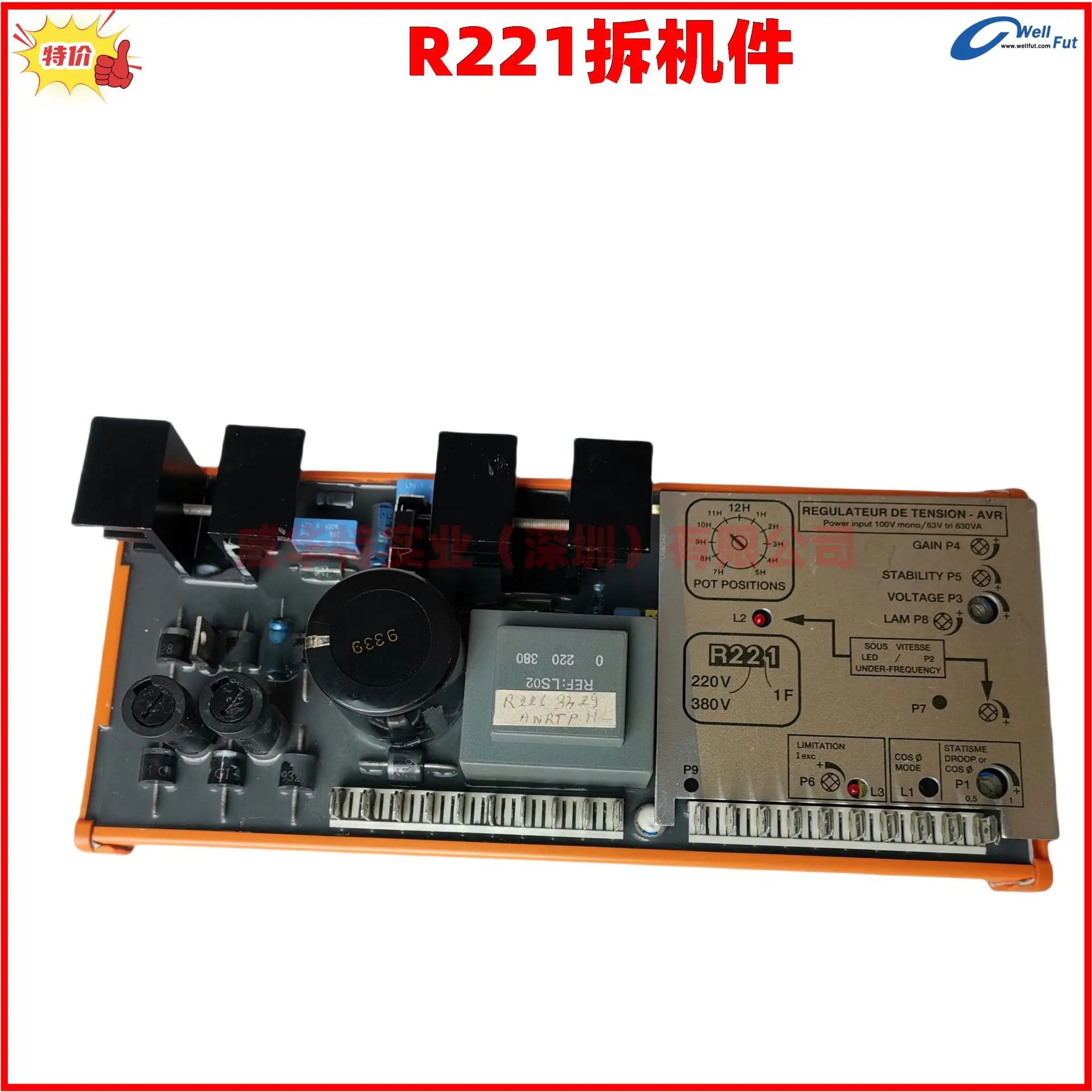 R221 REGULATEUR DE TENSION-R 심슨 전압 조정기