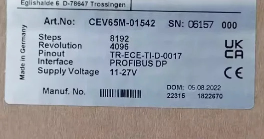 CEV65M-01542 NBN4-F25-E8-V1 PB3000 f026081 R-ETH100 6FX5002-2AH00-1BB0