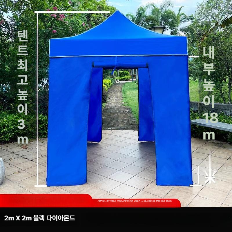 붕어빵 겨울천막 노점 방풍 캐노피천막 미니 투명 텐트 그늘막 매대 부스 행사장 - 상세 이미지 3