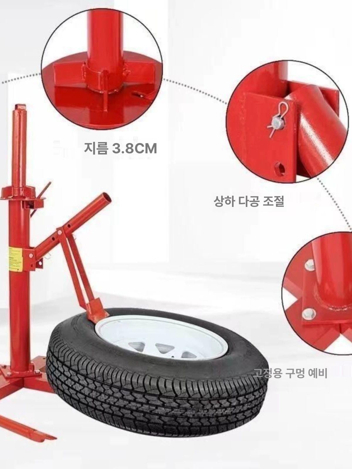 타이어 지렛대 탈착 수동레버 탈거 분해 정비도구 교환 분리기 정비공구 교체기 제거 - 상세 이미지 2