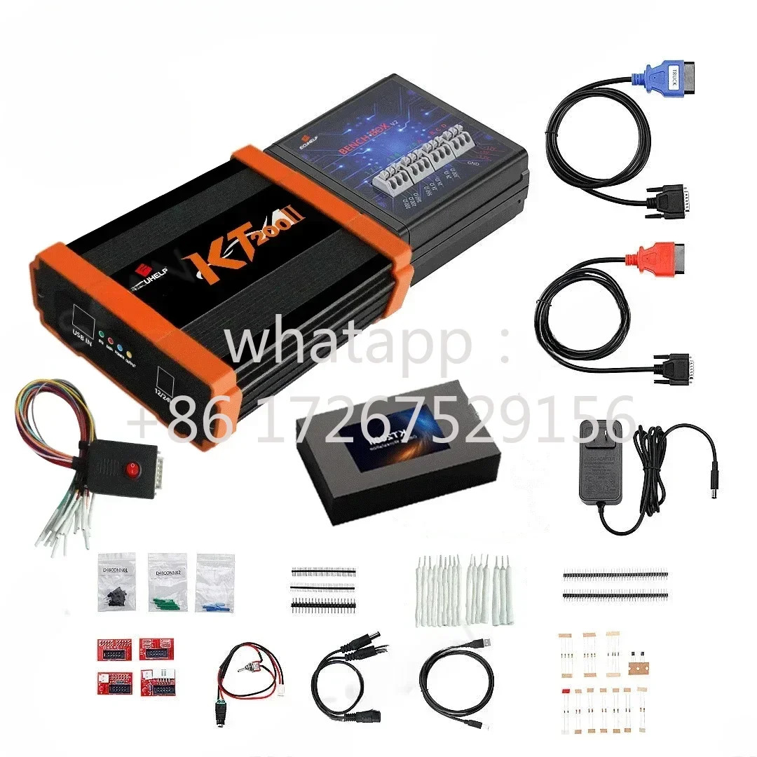 정식 버전 KT200 II 오프라워크스테이션이 포함된 TCU ecu 프로그래머 마스터 BDM/JTAG 솔더 프리 어댑터 칩 튜닝 받기