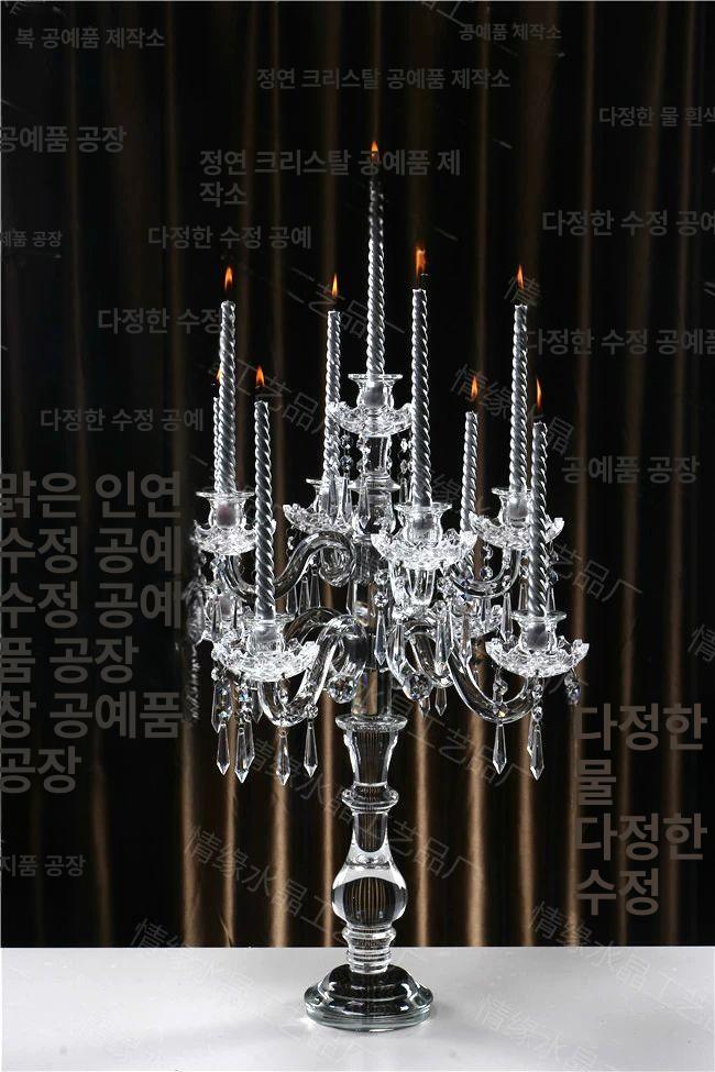 엔틱 촛대 크리스탈 북유럽 받침대 앤틱 장식품 인테리어 빈티지 캔들홀더 감성 - 상세 이미지 5