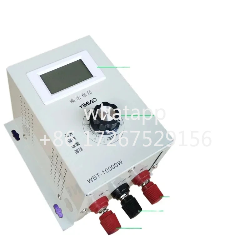 10KW 고전력 AC 220V 단상 모터 거버너 산업팬 속도 제어 전기로 와이어 온도