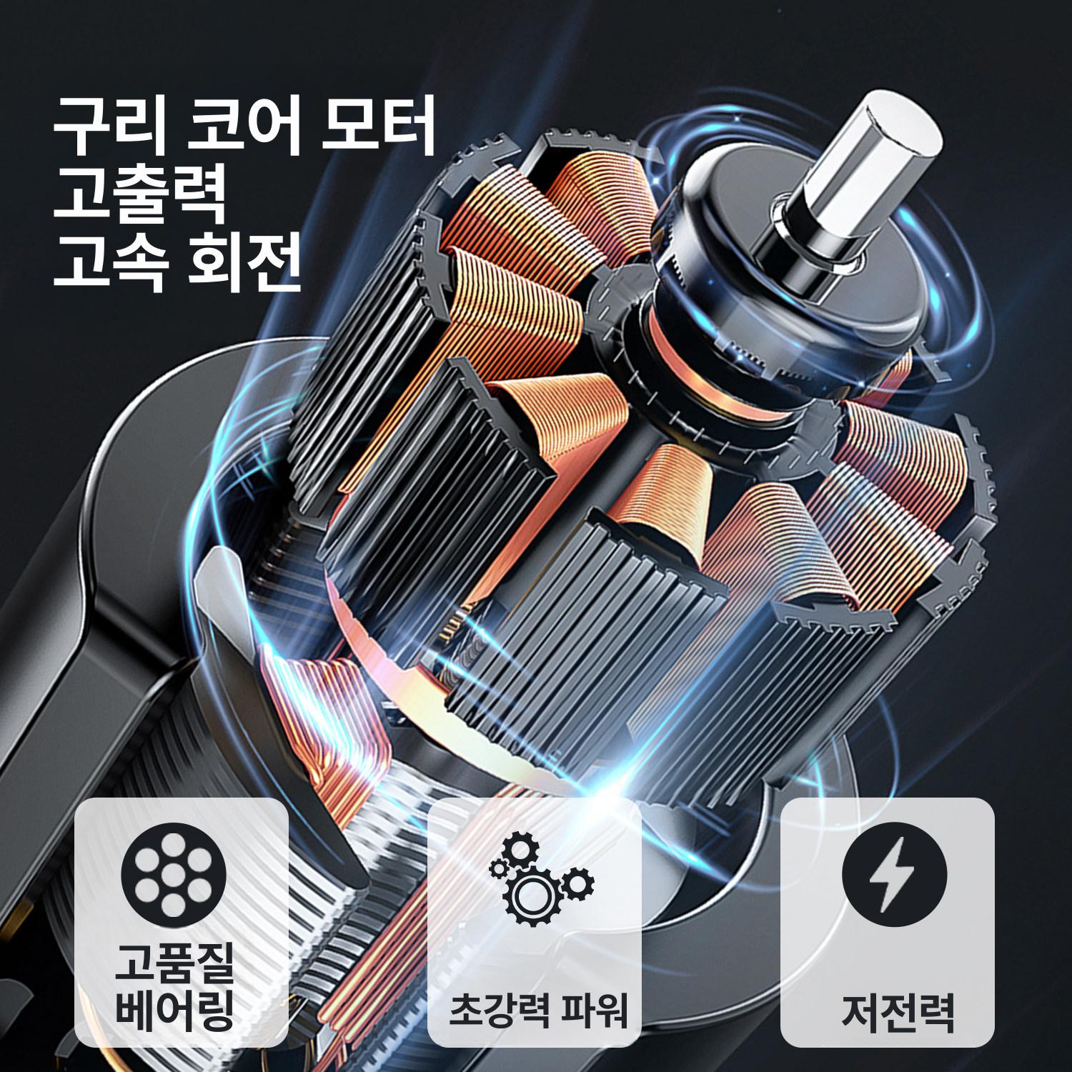 고출력 유선전기톱 절단기 유선체인톱 브러시리스 목재 벌목용 가정용 - 상세 이미지 2