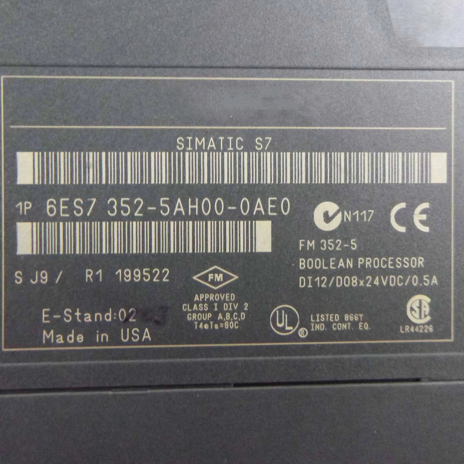 PLC 모듈 6ES7352-5AH00-0AE0