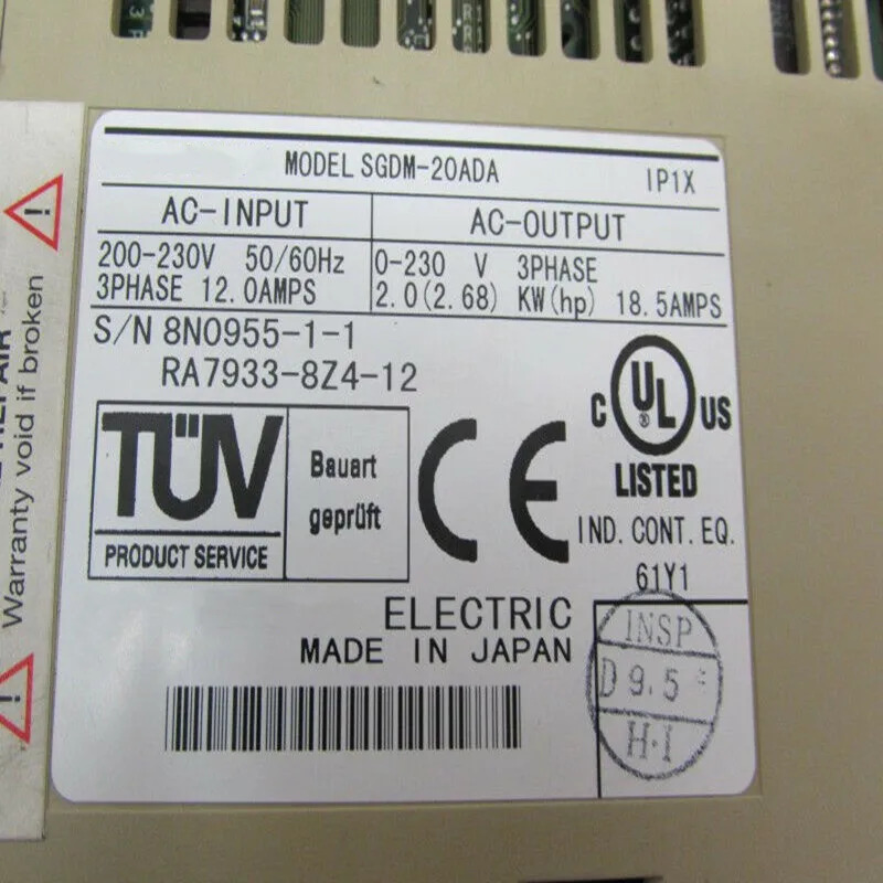 서보 드라이브 SGDM-20ADA