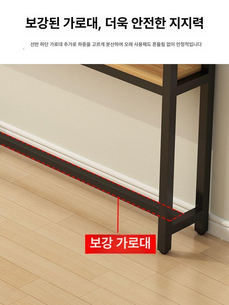 슬림 도어형 수납장 거실장 선반장 베란다 다용도 수납 인테리어 가구 공간활용 정리정돈 - 상세 이미지 4