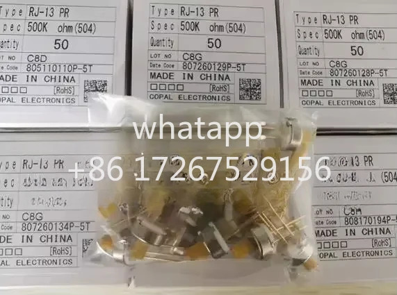 일본 COPAL 정밀 단일 전위차계 RJ13 504 RJ-13PR 500K RJ-13SR RJ13SR 스위치