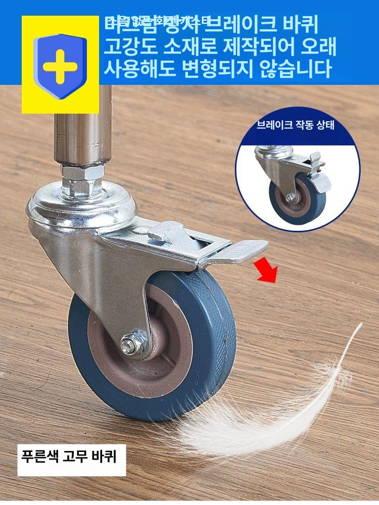 웨건 카트 바퀴 운반 드레싱카트 병원드레싱카 피부과용 병원카트 - 상세 이미지 2