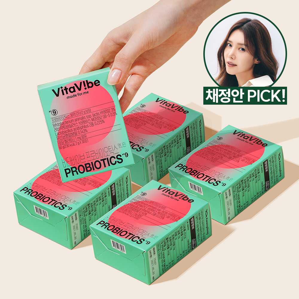 멜라토닌 유산균 비타바이브 프로바이오틱스 앳나인 30포, 5개 - 상품 이미지