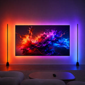 필립스 위즈 TV 간접조명 led 줄조명 55-65 139cm, 컬러 x... 솔직 후기 | 실제 배치 사진 포함 - 상품 이미지 2