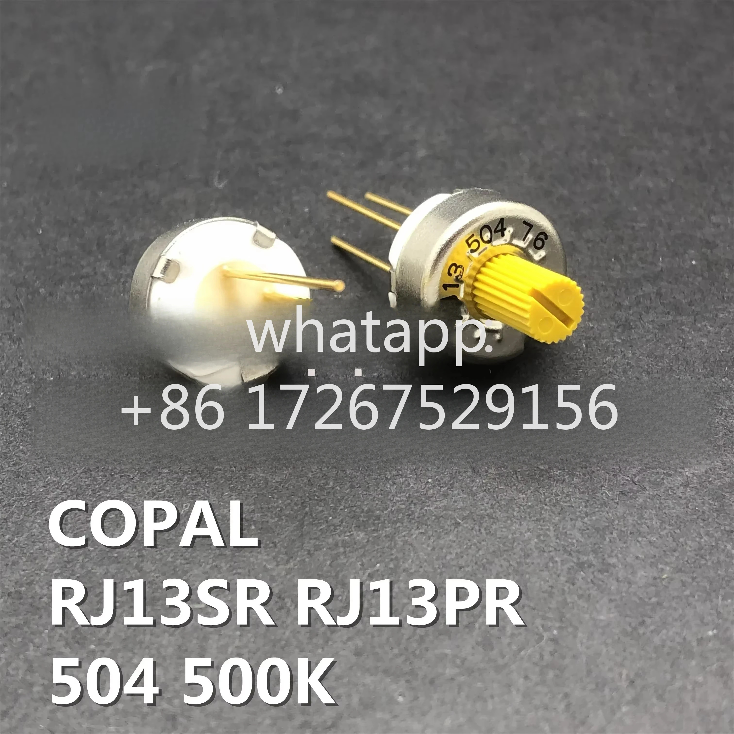 일본 COPAL 정밀 단일 전위차계 RJ13 504 RJ-13PR 500K RJ-13SR RJ13SR 스위치