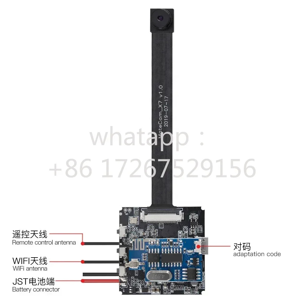 금속 커버 케이스 1P 4K WiFi P2P 미니 카메라 비디오 모션 탐지기 DIY 70 110 140 학위 모듈