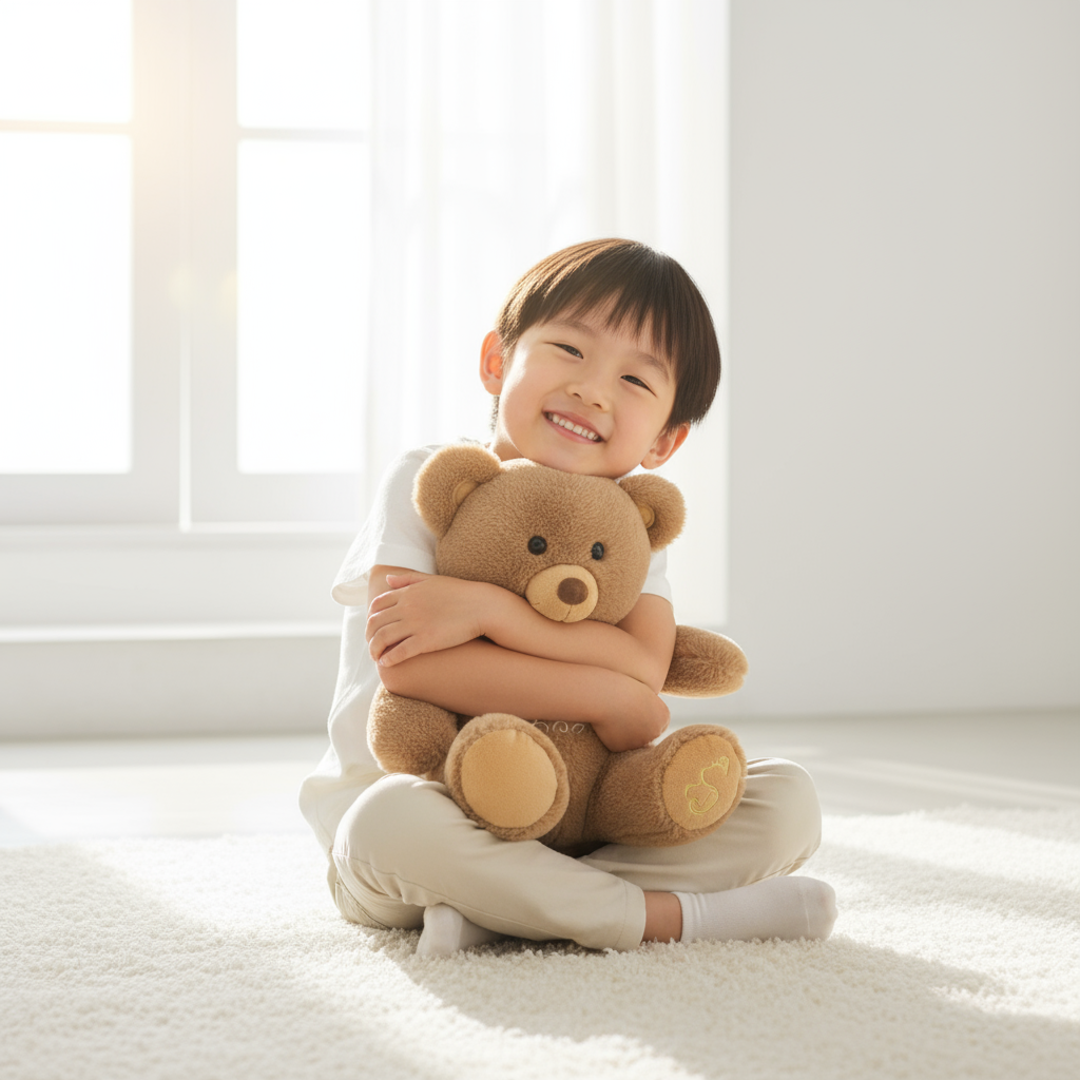 곰돌이 애착인형 대형 소형 아기 어린이 수면인형 선물용 - 상품 이미지