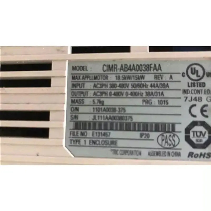 인버터 CIMR-AB4A0038FAA