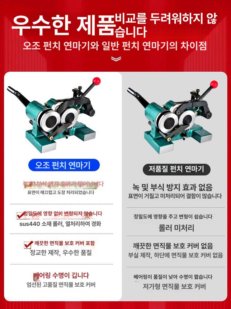 연삭기 미니그라인더 전기 절단기 탁상 샌딩기 공구 사포 정속 정밀 전동그라인더 - 상세 이미지 4