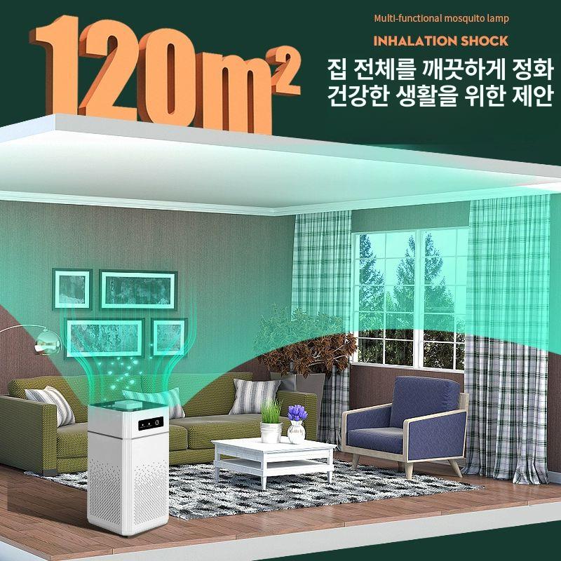 층간흡연 연기흡입기 제연기 정화 제거기 흡연부스 가정용 사무실 집진기 담배냄새 - 상세 이미지 3