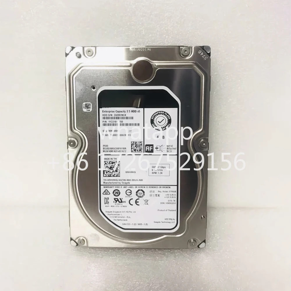 하드 드라이브 6T SAS 7.2k 3.5인치 256M 서버 HDD ST6000NM0095